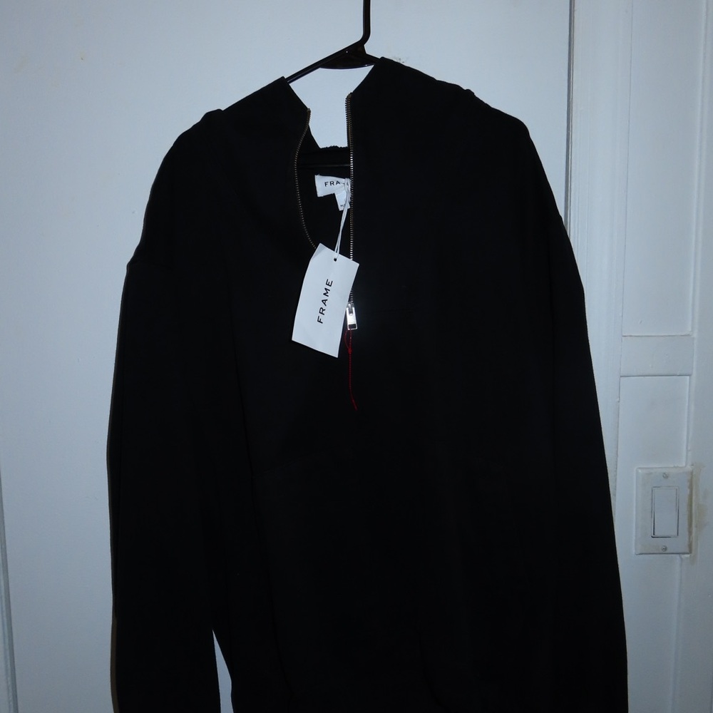 Frame Denim Men's Black Hoodie